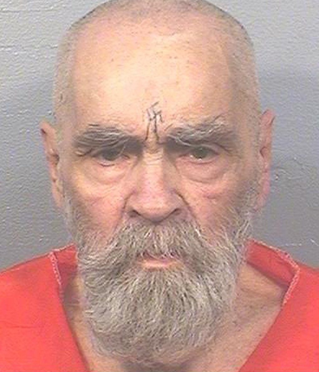 An August 2017 photo provided by the California Department of Corrections shows Charles Manson. Photo: Reuters