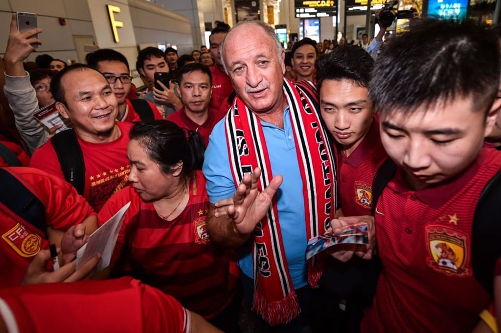 China’s Guangzhou Evergrande club failed to fire in regional competition this season under the erstwhile Luiz Felipe Scolari. Photo: AFP