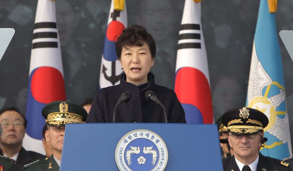 Former South Korean president Park Geun-hye inked the military intelligence sharing deal with Japan while she was in power. Photo: EPA