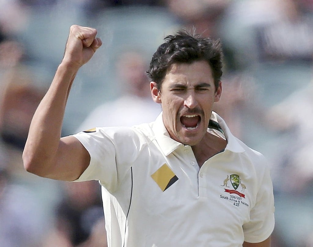 Mitchell Starc ripped through England’s batting line-ups in the last Ashes series in Australia. Photo: AP