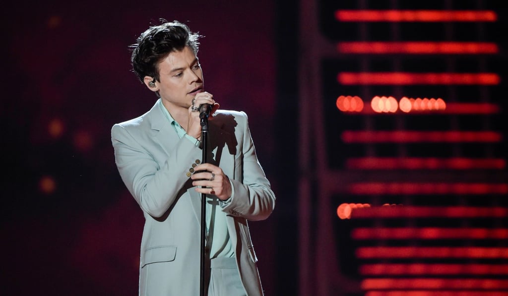 Harry Styles performs at the show. Photo: AFP/Fred Dufour
