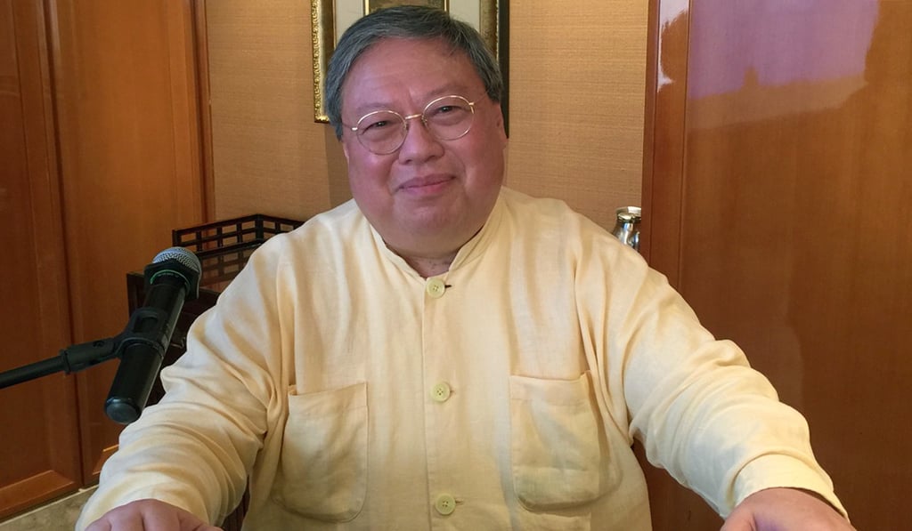 Former Home Affairs Secretary Patrick Ho Chi-ping poses for photo with the South China Morning Post in August. Photo: SCMP/ Tony Cheung