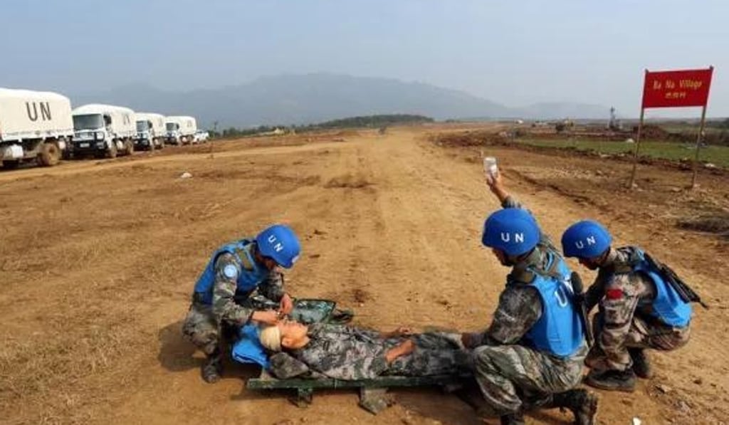 China’s peacekeeping troops are expected to be sent to war-torn regions in Africa. Photo: Army.81.cn