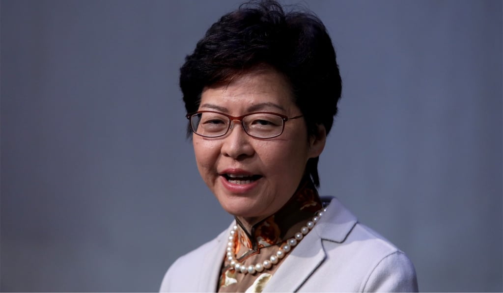 Hong Kong leader Carrie Lam confirmed that a delegation would be coming to give the talk this week. Photo: Sam Tsang