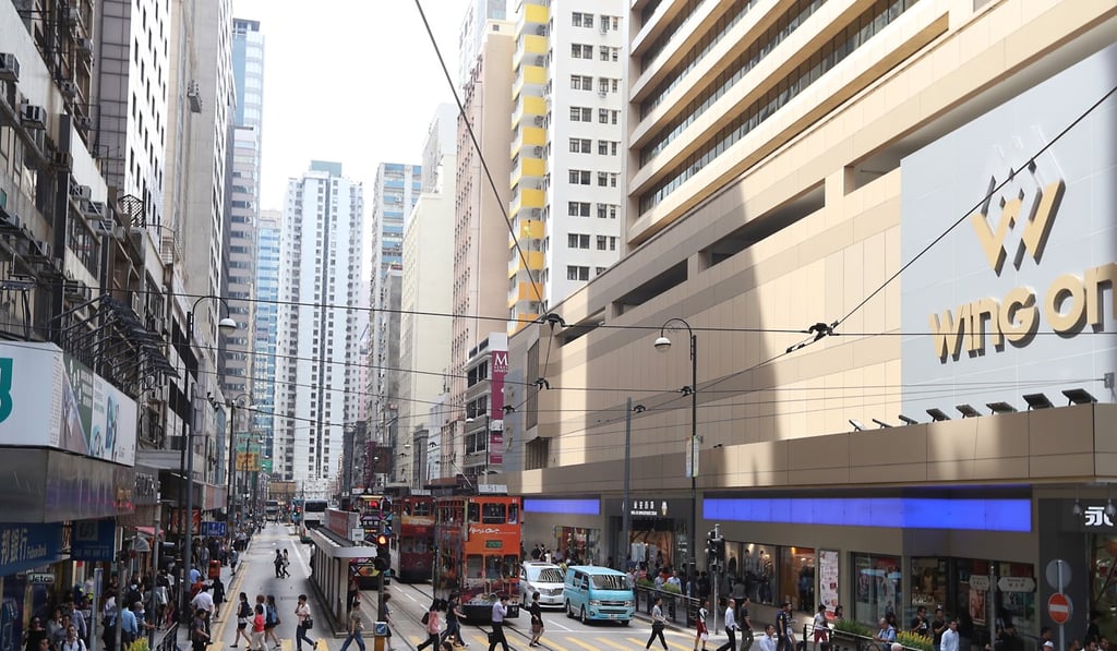 Wing On is located on Des Voeux Road Central on Hong Kong Island. Photo: Edward Wong