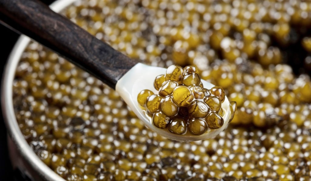Caviar at the Tasting Room restaurant at City of Dreams resort in Macau.
