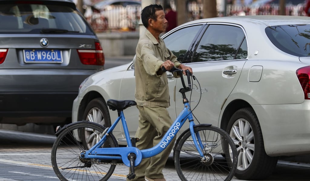 BlueGoGo, China’s third biggest bike-share company, recently went bust. Photo: Roy Issa