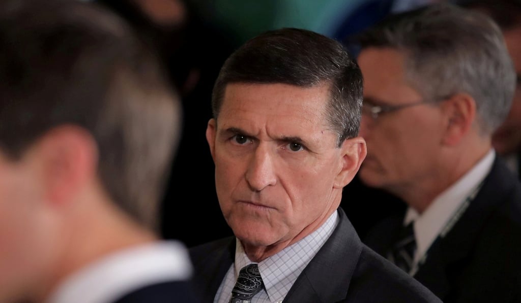 FILE PHOTO: White House National Security Advisor Michael Flynn arrives prior to a joint news conference between Canadian Prime Minister Justin Trudeau and U.S. President Donald Trump at the White House in Washington, DC, U.S. on February 13, 2017. REUTERS/Carlos Barria/File Photo