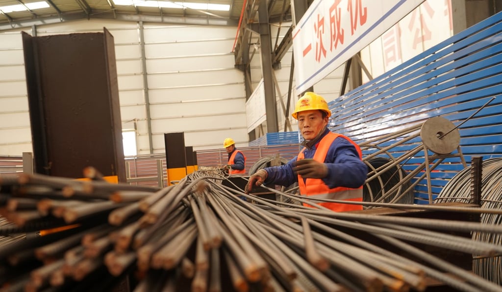 China’s factory prices continued to post strong gains as capacity cuts and anti-pollution measures kept supply in check. Photo: Reuters
