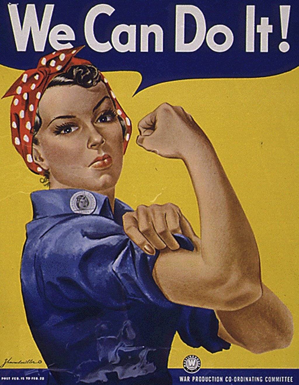 “Rosie the Riveter” inspired millions of American women to join the wartime workforce in the early 1940s. Photo: AFP