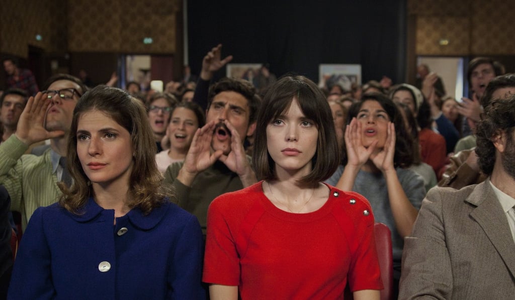 Martin as Anne Wiazemsky in a still from the film. Martin as Anne Wiazemsky in a still from the film.