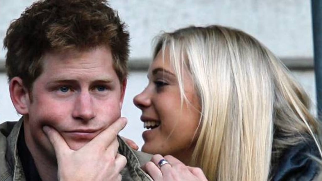 Prince Harry pictured with Chelsy Davy in 2009. Photo: Reuters
