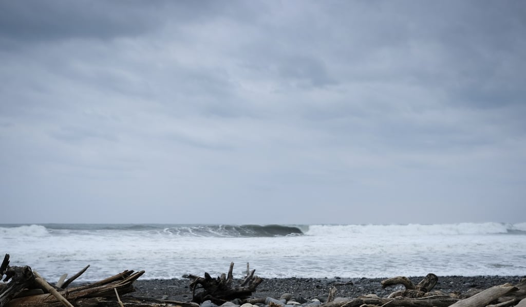 Waves crash on to the beach at Dulan in Taiwan. Photo: James Wendlinger Waves crash on to the beach at Dulan in Taiwan. Photo: James Wendlinger