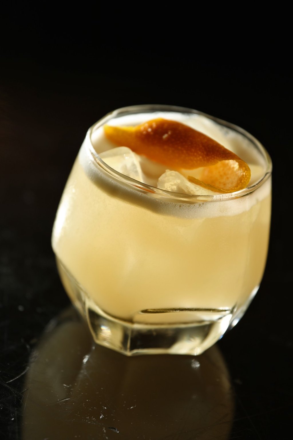 Fuji (gin, yuzu juice, elderflower liqueur, orange flower water, orange peel) at Lawry’s. Photo: Nora Tam