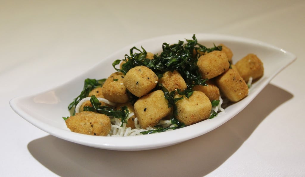 Deep-fried bean curd in home-made spices. Photo: Roy Issa