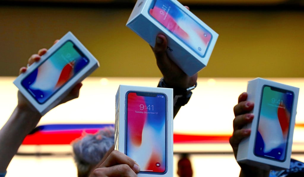 Apple’s iPhone X, which is assembled by Taiwan-based Foxconn. Photo: Reuters