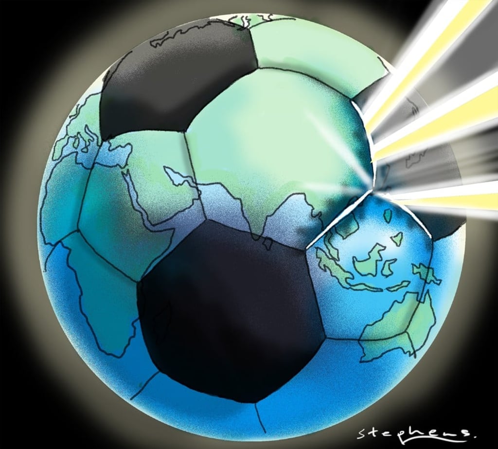 The game of soccer in China has been radically transformed, in no small part due to the personal efforts of President Xi Jinping. Illustration: Craig Stephens