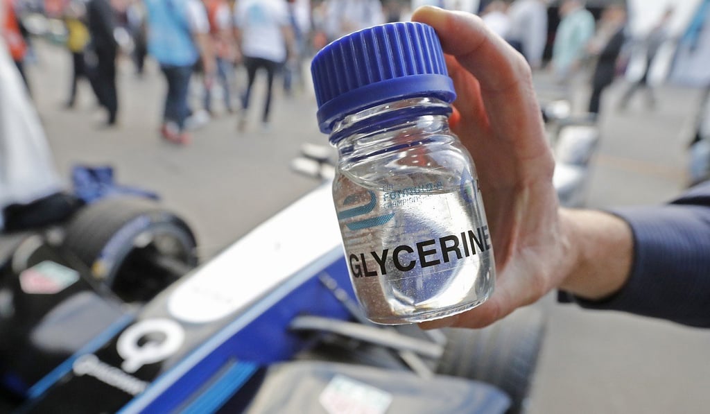 Glycerine puts the power into Formula E racing with its odourless, non-toxic fuel. Photo: Edward Wong