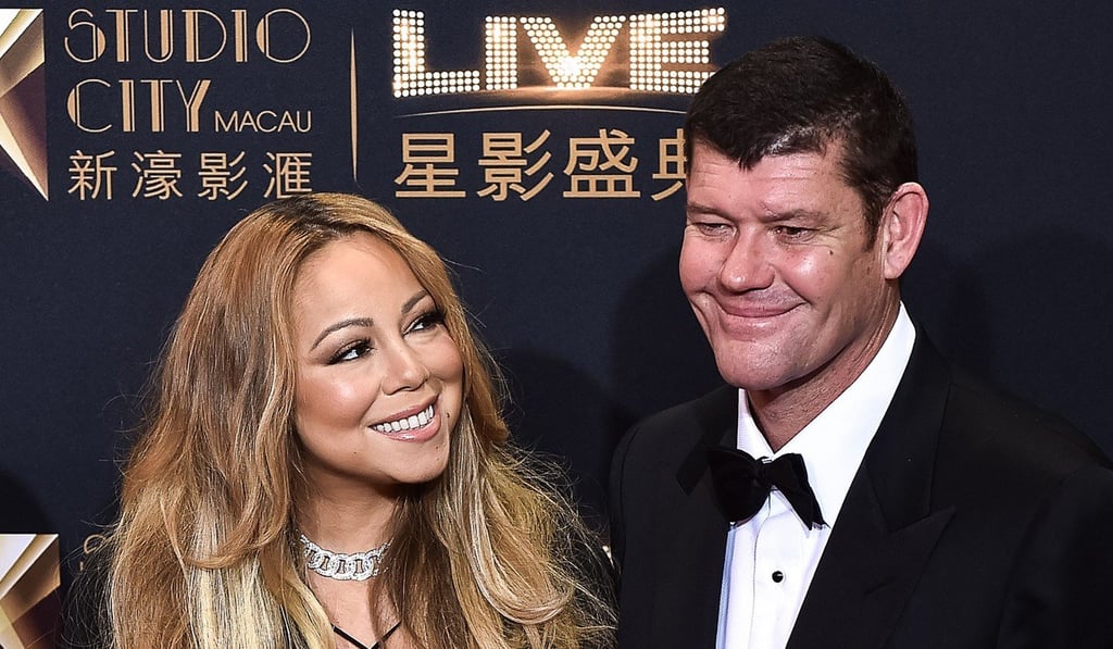 US singer Mariah Carey with her former partner James Packer in Macau last year. The pair have since split up. Photo: Agence France-Presse