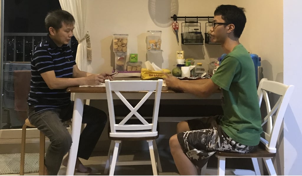 Surya Widianto Wong (left) with his son Stanley Widianto. Photo: Stanley Widianto