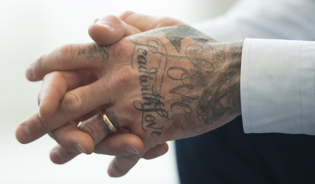 According to the tabloids, Beckham has had three new tattoos this year alone. Photo: Antony Dickson