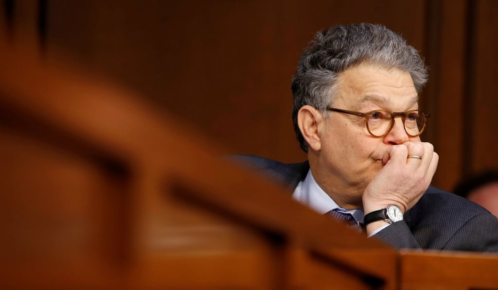 Senator Al Franken, whose party mates in the US Senate have demanded he resign over sexual harassment allegations. Photo: Reuters
