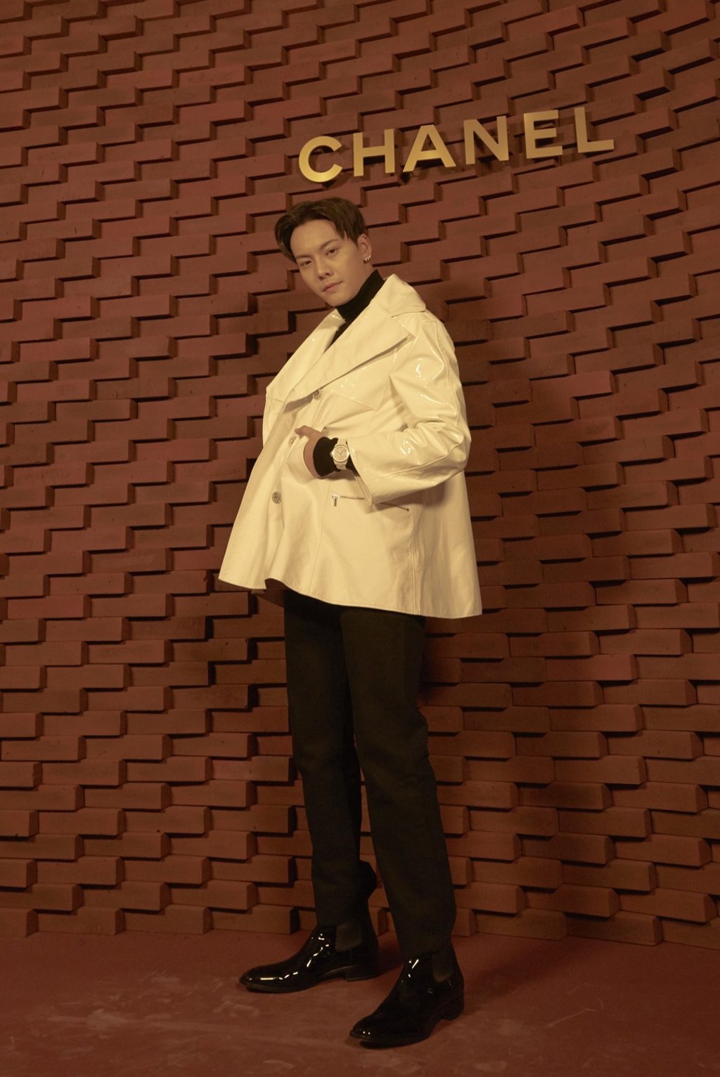 Hong Kong singer and actor William Chan was among the guests for the Chanel show. Hong Kong singer and actor William Chan was among the guests for the Chanel show.