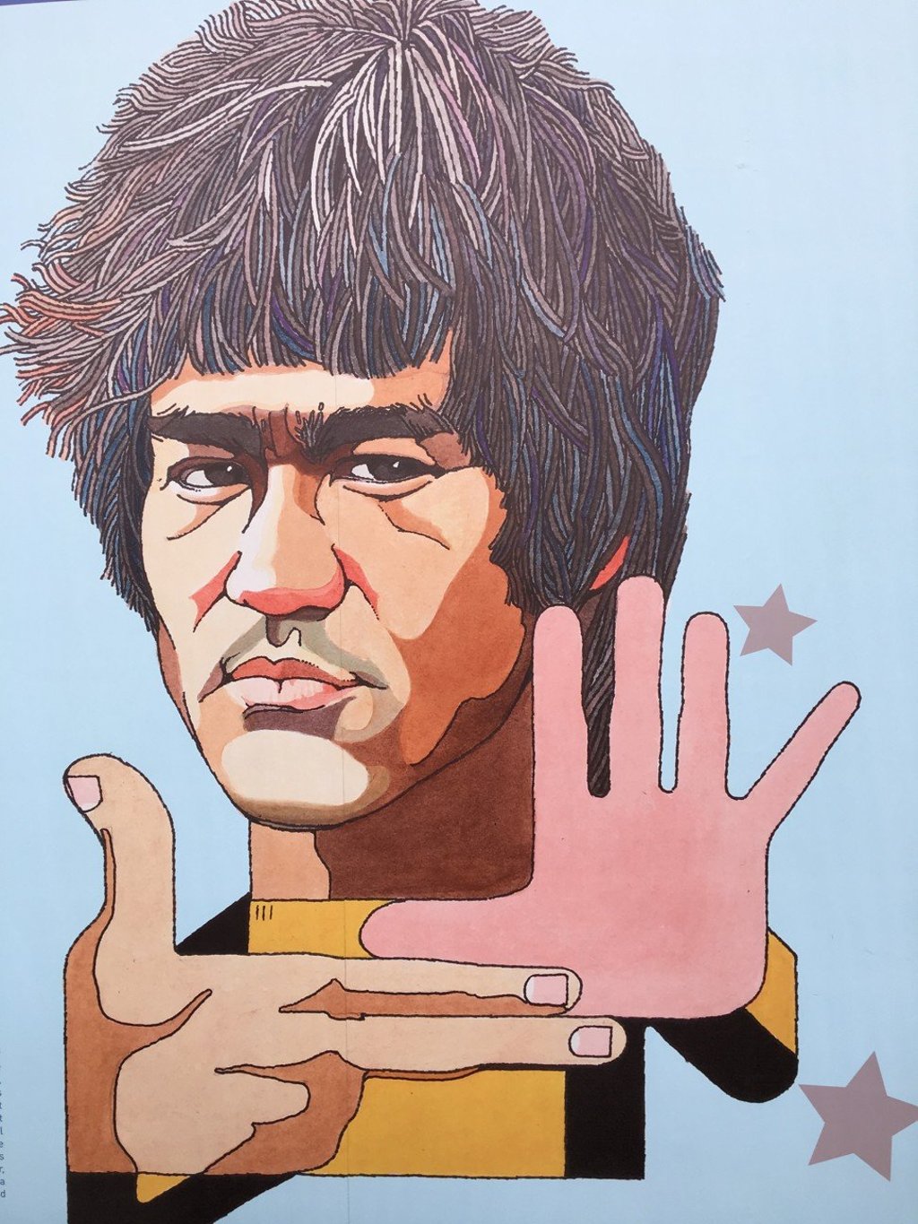 The Bruce Lee portrait in Yuen Tai-yung’s “Glitter, Glitz and Glamour” exhibition. The Bruce Lee portrait in Yuen Tai-yung’s “Glitter, Glitz and Glamour” exhibition.
