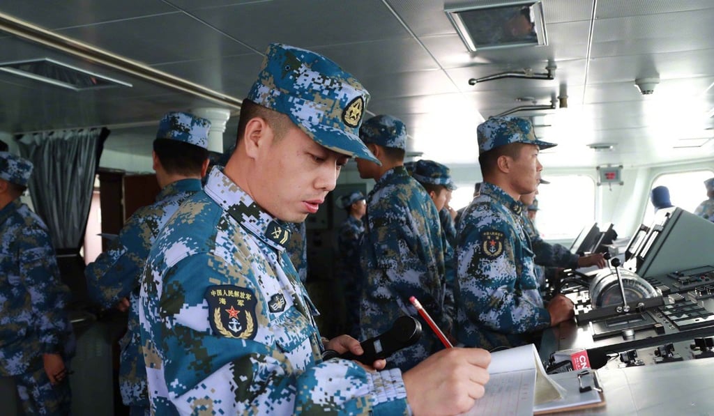 The exercise involved more than 40 warships from China’s North Sea, East Sea and South Sea fleets. Photo: Weibo