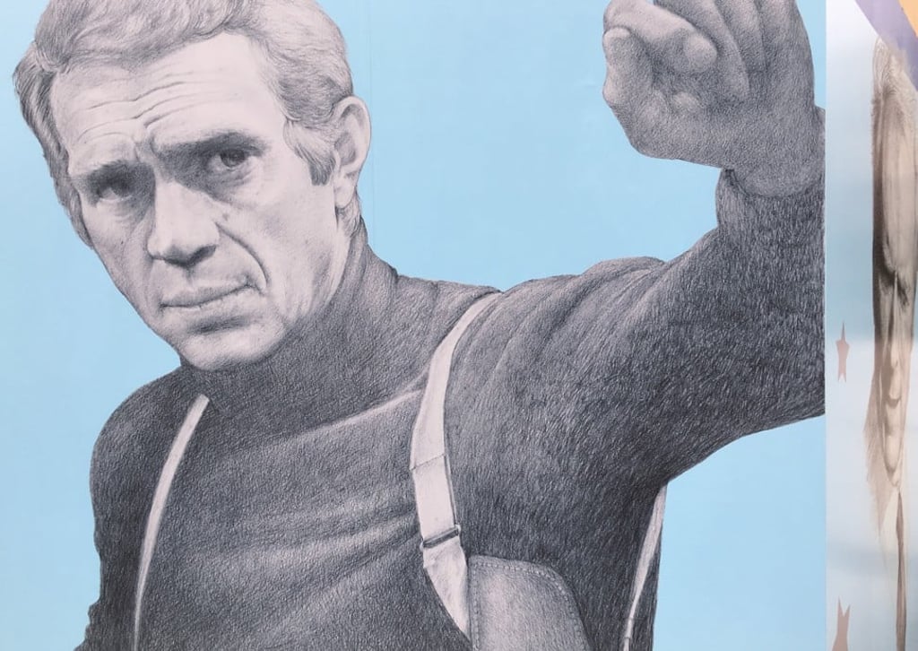 Yuen’s picture of Steve McQueen. Yuen’s picture of Steve McQueen.