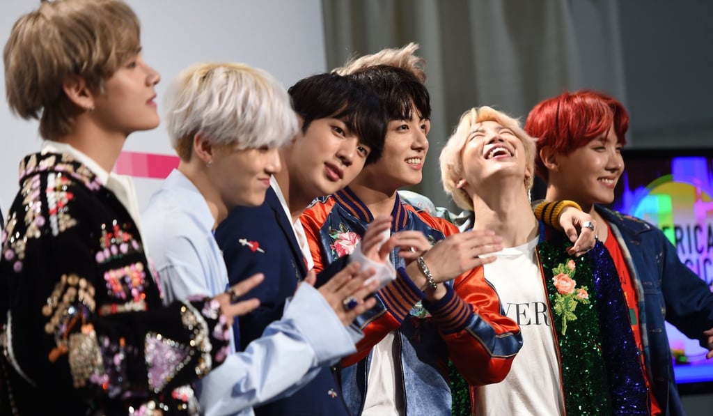 BTS at the 2017 American Music Awards. Photo: AFP BTS at the 2017 American Music Awards. Photo: AFP