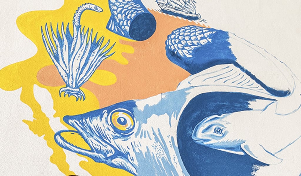 The mural at Victoria Peak