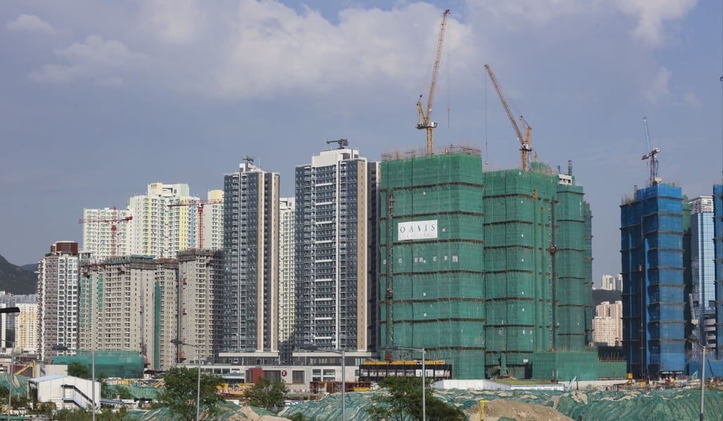 Public and private housing estates in Kai Tak. Photo: Felix Wong