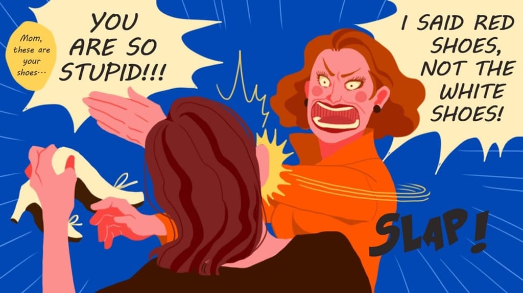 An artist’s impression of a scene from an Indonesian soap opera. Illustration: Kathrinna Rakhmavika