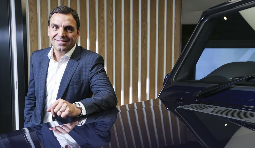 Andreas Binder at the Entertainment Building in Central. Photo: SCMP / Xiaomei Chen