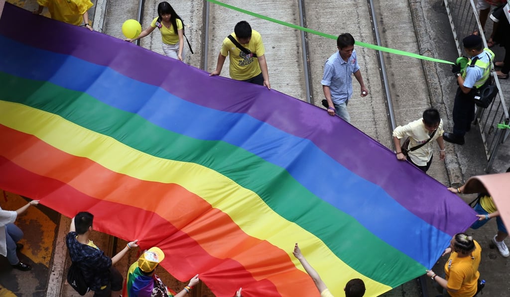 The city’s annual Pride Parade on Hong Kong Island. Photo: SCMP