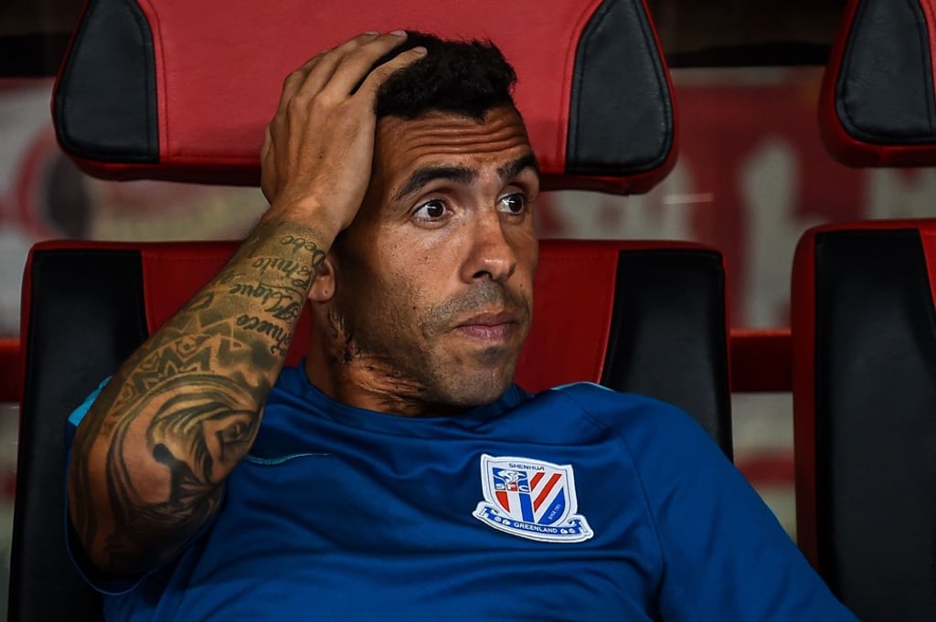 Shanghai Shenhua’s Carlos Tevez experiment was a massive flop and he is expected to return home to Argentina. Photo: AFP
