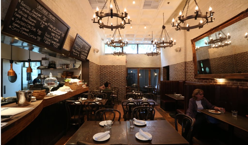 Inside Posto Pubblico on Elgin Street.