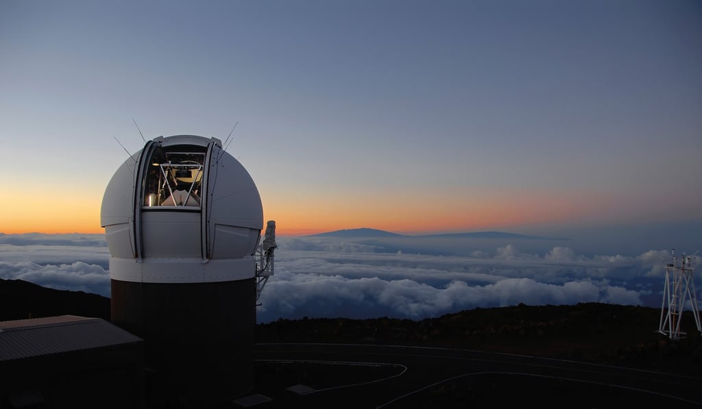 This undated photo made available by the University of Hawaii shows the Pan-STARRS1 Observatory on Haleakala, Maui. In October 2017, the telescope discovered an object from another star system that is passing through ours. Photo: AP