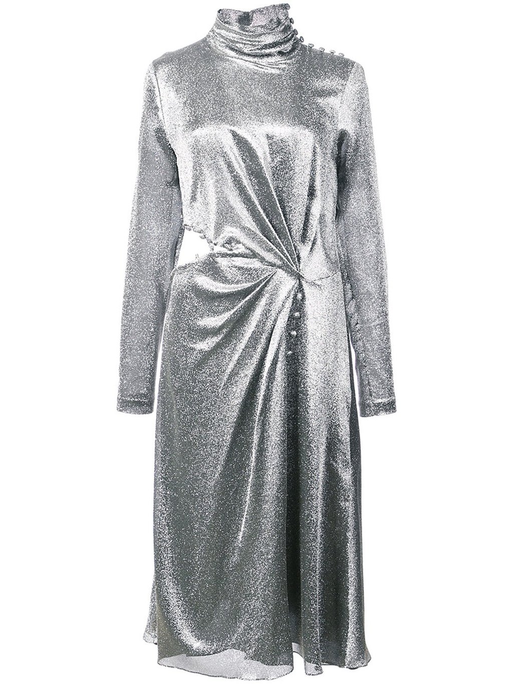 Silver dress by Prabal Gurung.