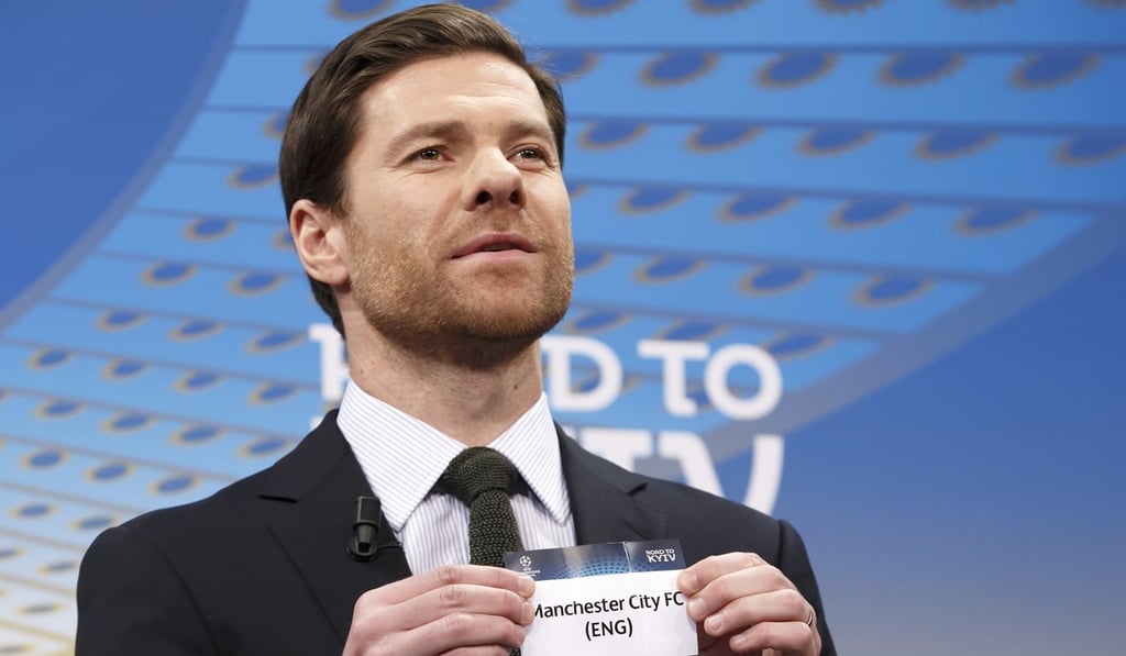 Xabi Alonso pulls out Manchester City’s name in the Champions League draw. Photo: AP