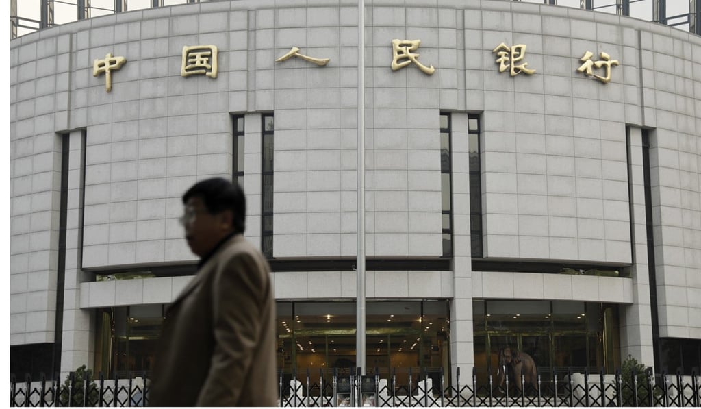 When the People’s Bank of China tried to boost the market rate to slash leverage in 2013, the move led to a massive liquidity squeeze on the banking system. Photo: Bloomberg