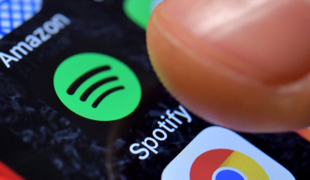 Even without a beachhead in China, Spotify will list on the New York Stock Exchange and is expected to get a market value of about US$15 billion. Photo: EPA