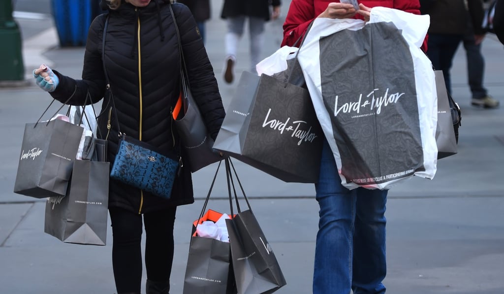 Shoppers taking advantage of the Black Friday sales the day after Thanksgiving in New York City. Photo: AFP