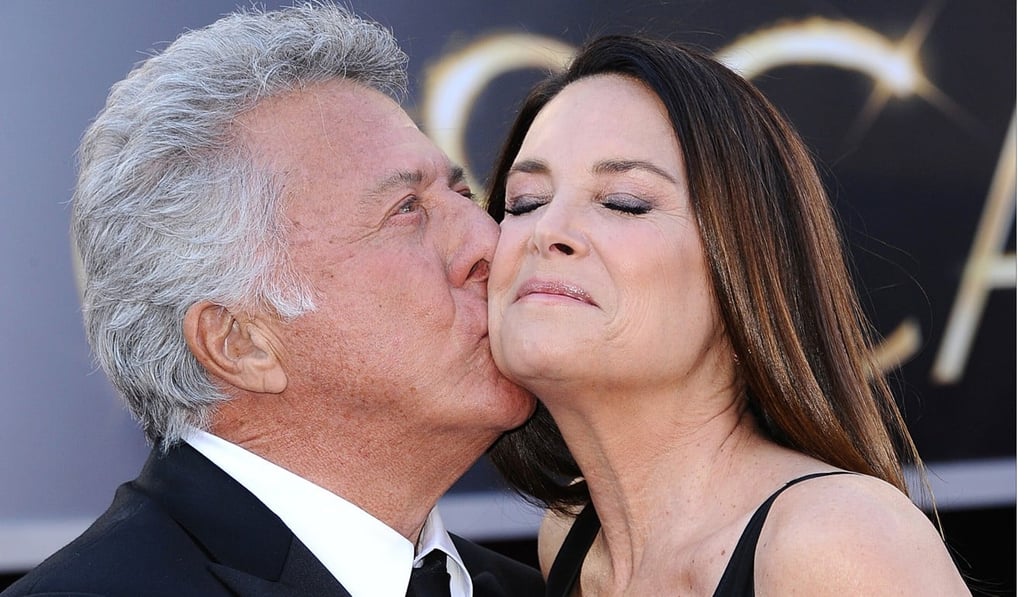 Dustin Hoffman and wife Lisa Hoffman arrive for the 2013 Academy Awards ceremony in Los Angeles. Photo: MCT