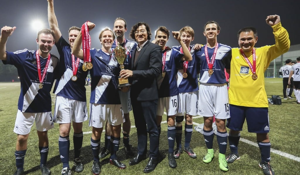 Winners of the adult tournament Hong Kong Football Club Photo: Jonathan Wong