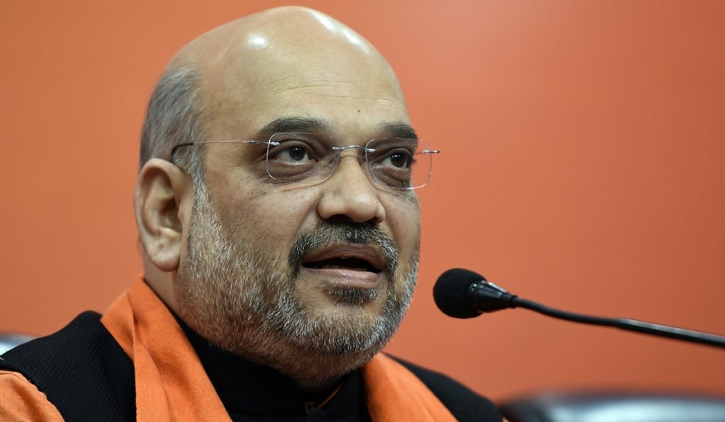 Bharatiya Janata Party president Amit Shah had made bold predictions about the extent of a BJP victory in Gujarat. Photo: AFP Bharatiya Janata Party president Amit Shah had made bold predictions about the extent of a BJP victory in Gujarat. Photo: AFP