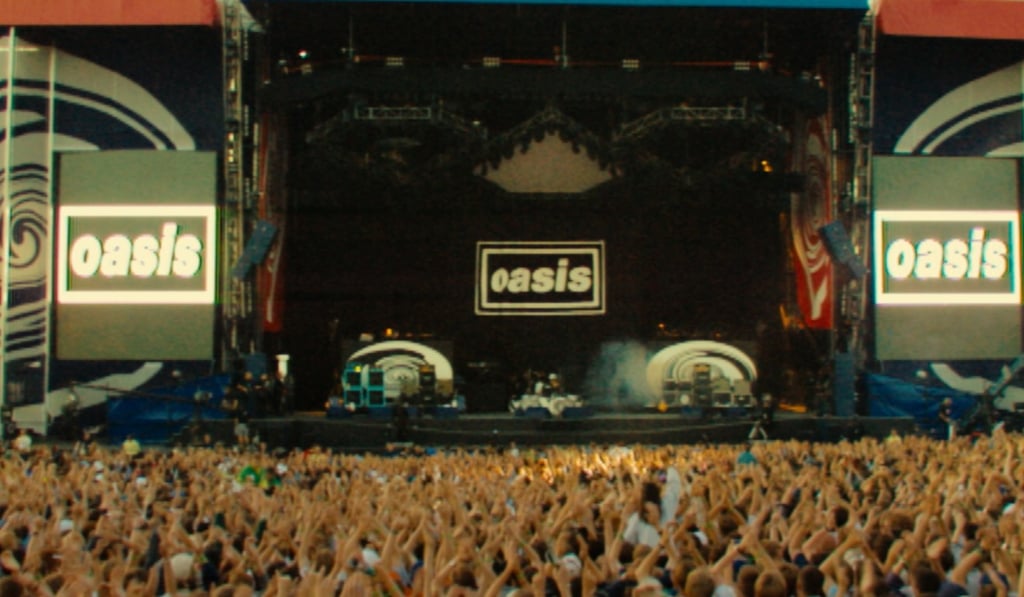 The crowd at Knebworth in a still from Oasis: Supersonic. Photo: Ignition The crowd at Knebworth in a still from Oasis: Supersonic. Photo: Ignition