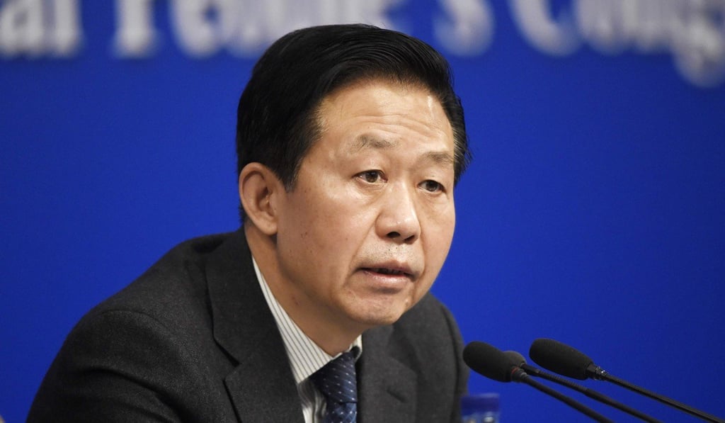 China’s Finance Minister Xiao Jie. Photo: AFP