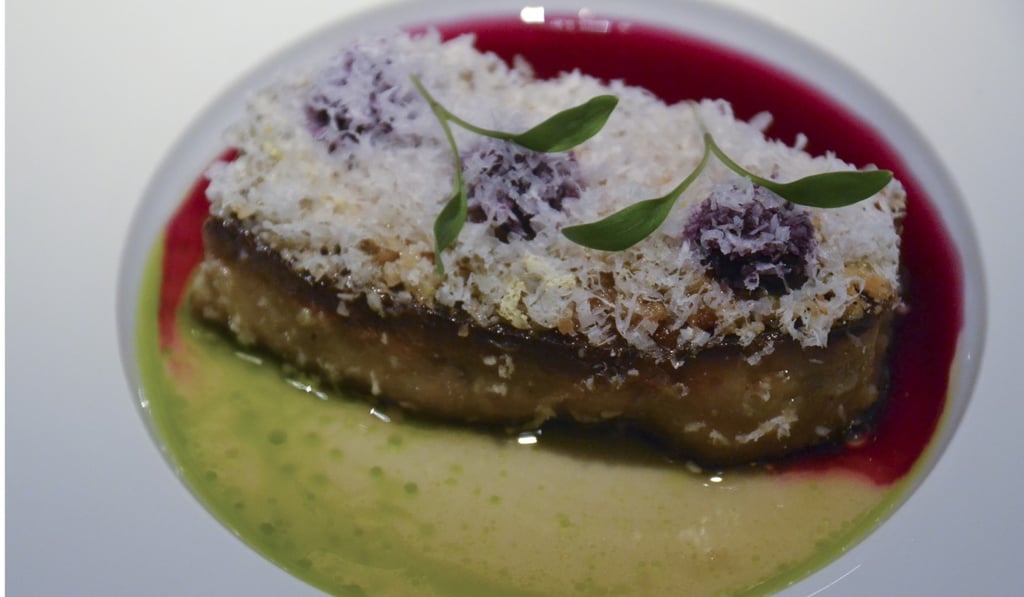 North Sea sole cooked in beurre noisette and served with shellfish marinated in vanilla at Librije’s Zusje. Photo: Chris Dwyer